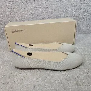 Rothy's | Shoes | Rothys The Flat Womens Flax Birdseye Shoes Womens ...